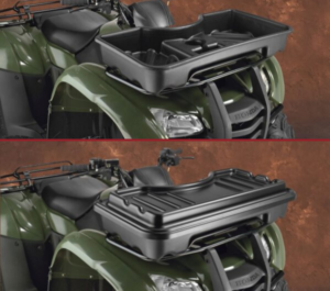 moose atv front basket with or without cover